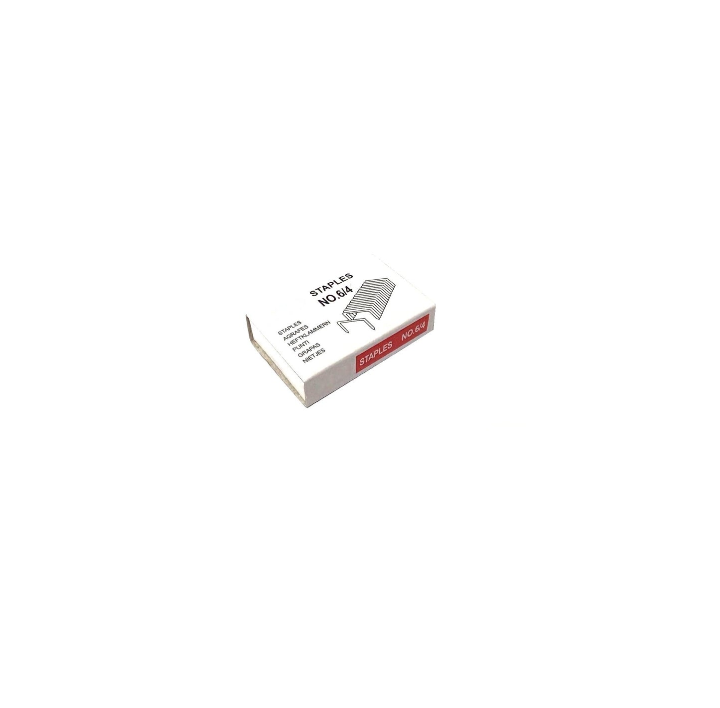 Confezione da 3000 Spillette Formato 6/4 in Acciaio Resistente per Spillatrici