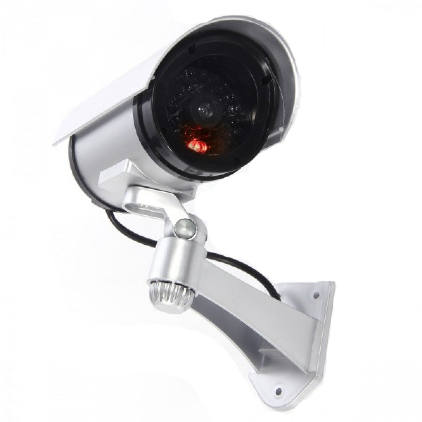 Telecamera Di Sorveglianza Finta Da Esterno Luce Led Lampeggiante Infrarossi