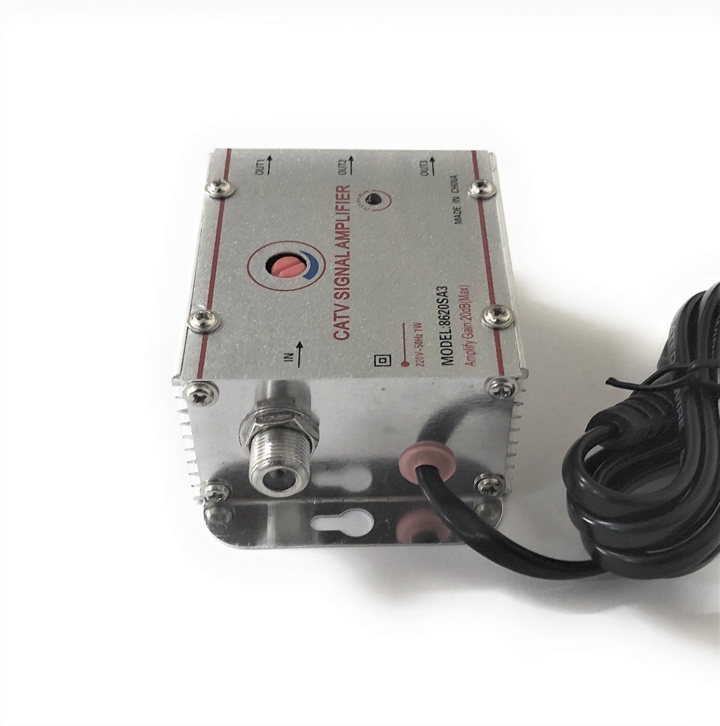 Amplificatore Digitale Terreste Per Antenne Tv Analogica O Digitale A 3 Uscite