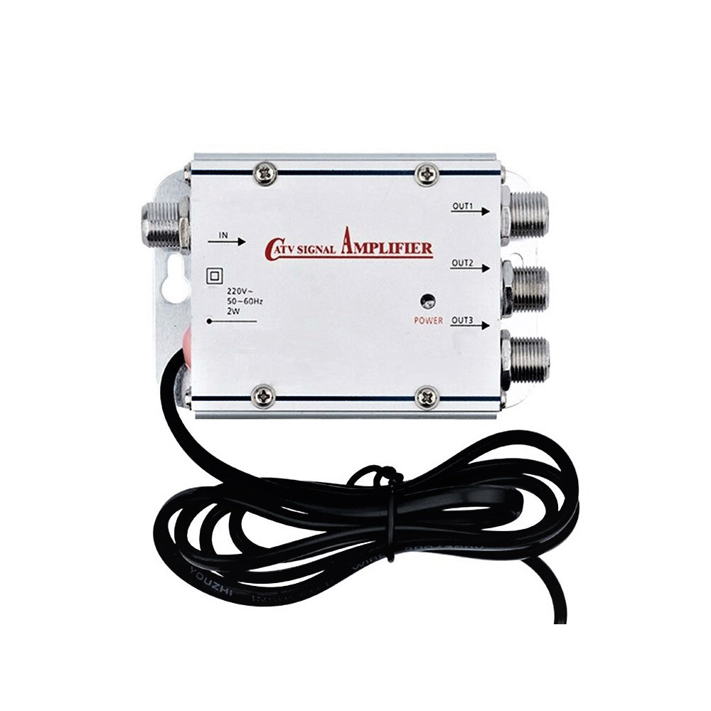 Amplificatore Digitale Terreste Per Antenne Tv Analogica O Digitale A 3 Uscite