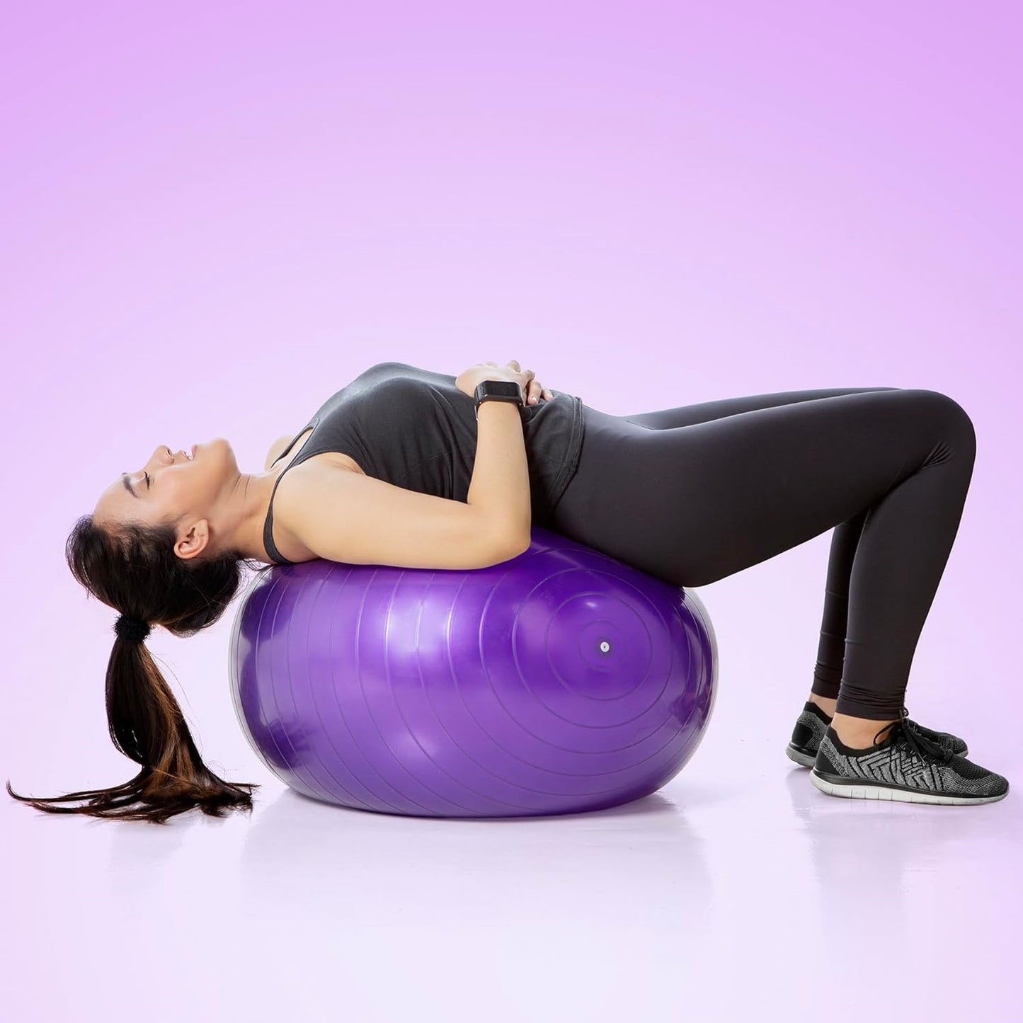 Palla Da Ginnastica Da 55 Cm Gonfiabile E Antiscivolo Per Yoga Fitness Pilates