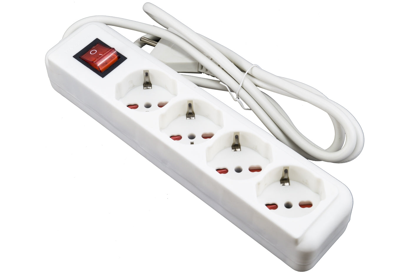 Ciabatta Multipresa Elettrica Con 4 Posti Schuko Con Interruttore Per Accensione