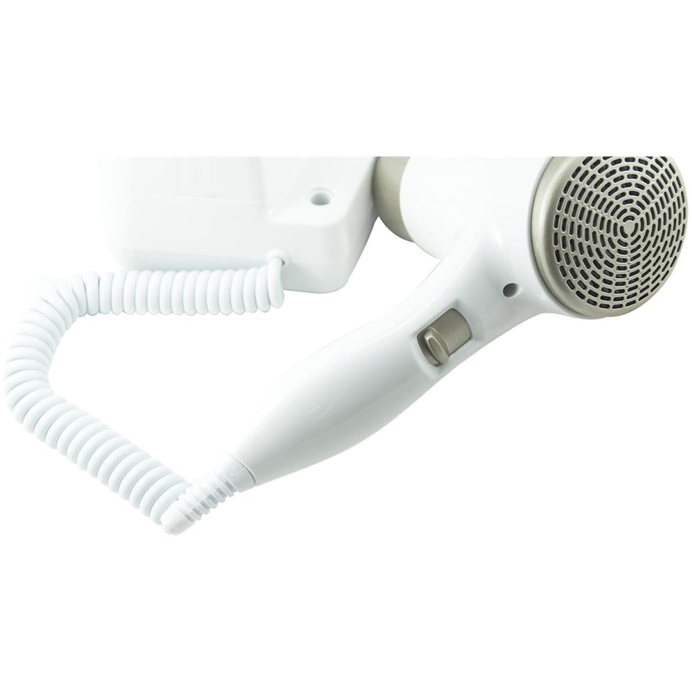 Asciugacapelli Phon Da Parete Muro Per Bagno Albergo Hotel Spogliatoio Da 1300W