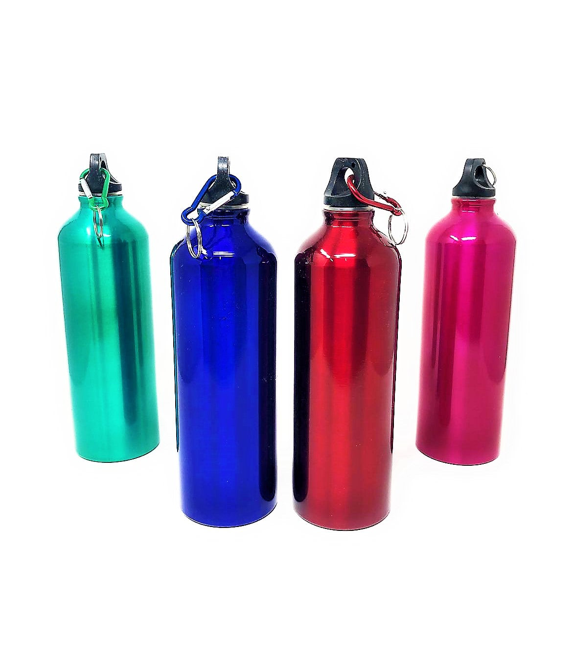 Borraccia In Alluminio Leggero Da 750 Ml Con Chiusura Ermetica E Gancio Lavabile