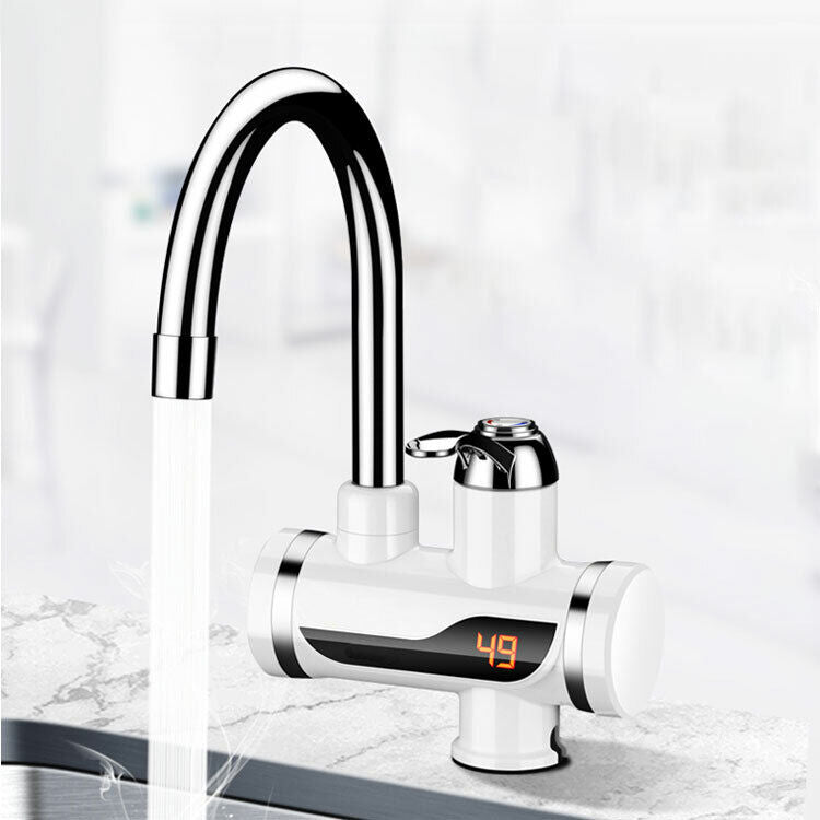 Rubinetto Elettrico Miscelatore Istantaneo Caldaia Con Display Temperatura