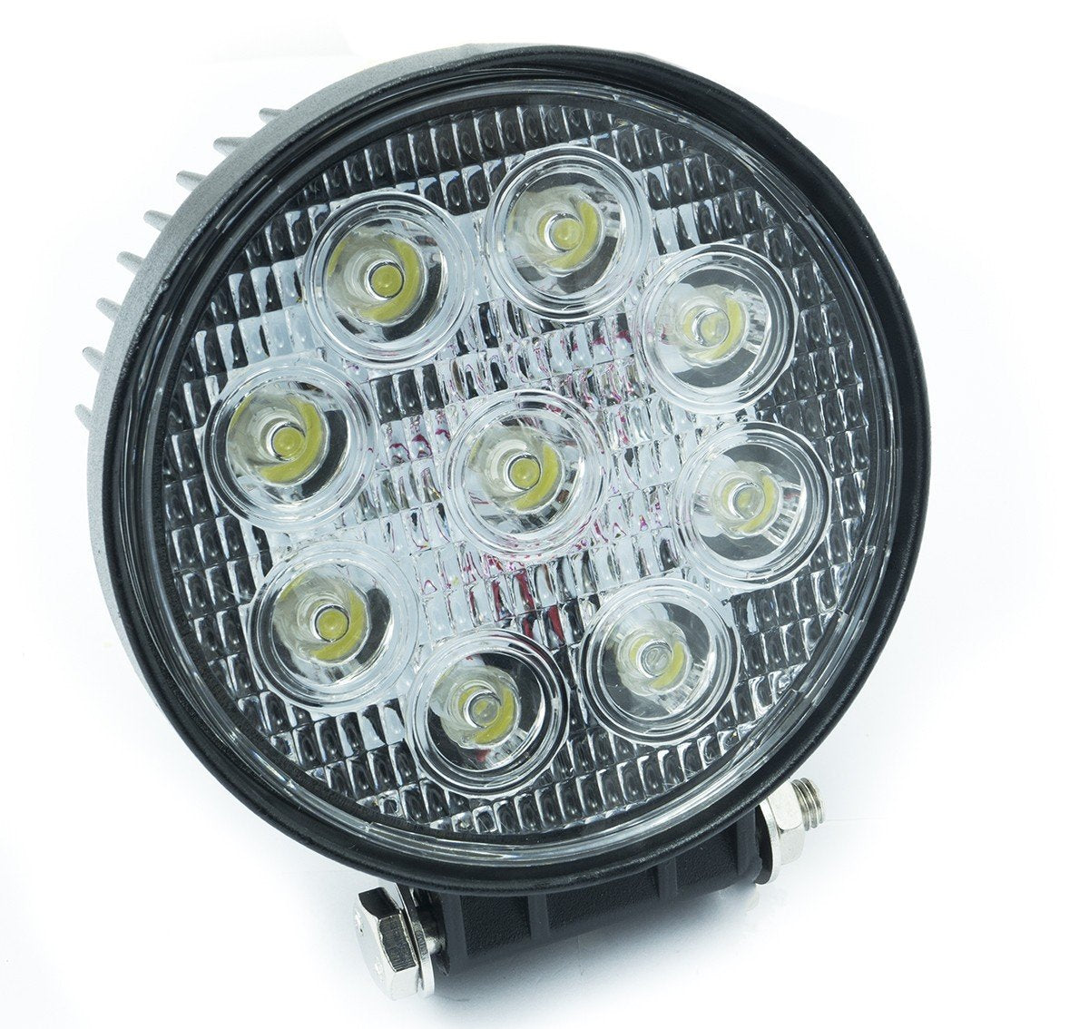 Faro 27W Rotondo Faretto Led Da Lavoro 9 Led Da 3W Di Profondità Auto Barca