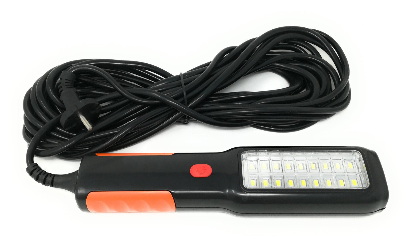 Torcia Portatile A 18 Led Da Lavoro Con Gancio Per Illuminazione Di Emergenza