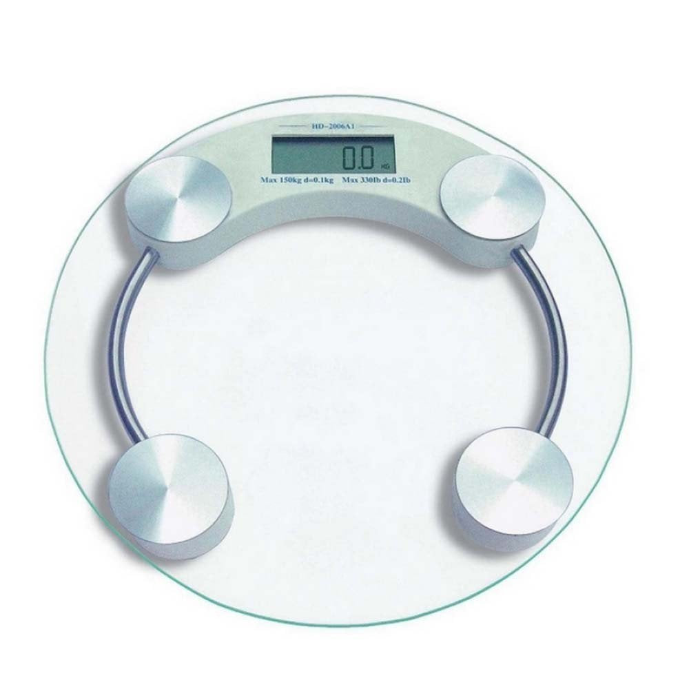 Bilancia Pesapersona Elettronica Digitale In Vetro Con Portata Di 150 Kg