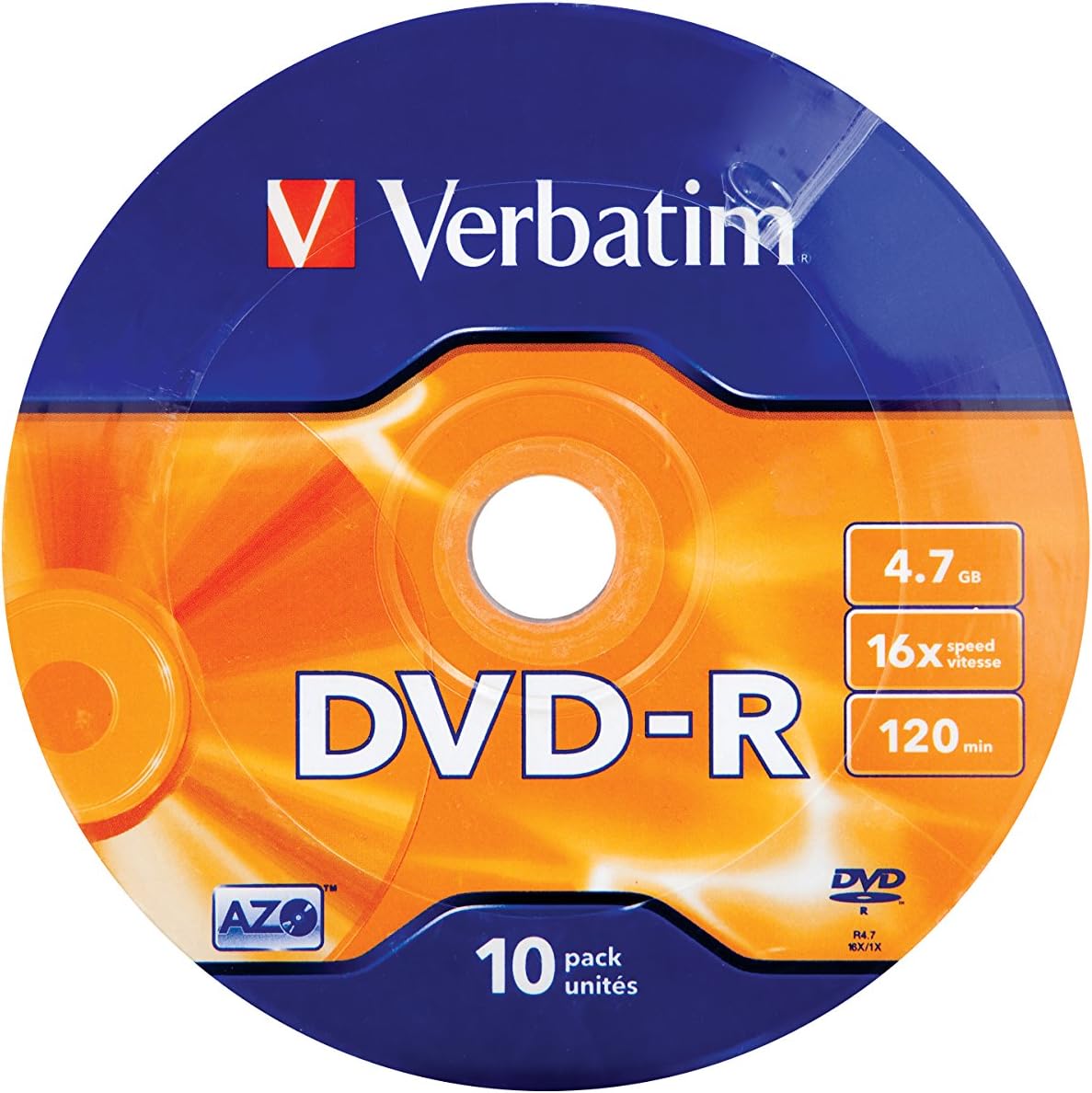 Dischi Verbatim DVD 120 MIN Datalife Protection 4,7 GB Confezione da 10 Pz