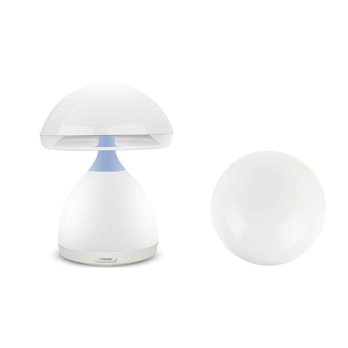 Lampada Touch Notturna Da Tavolo A Forma Di Fungo Con Led 7 Colori E Timer