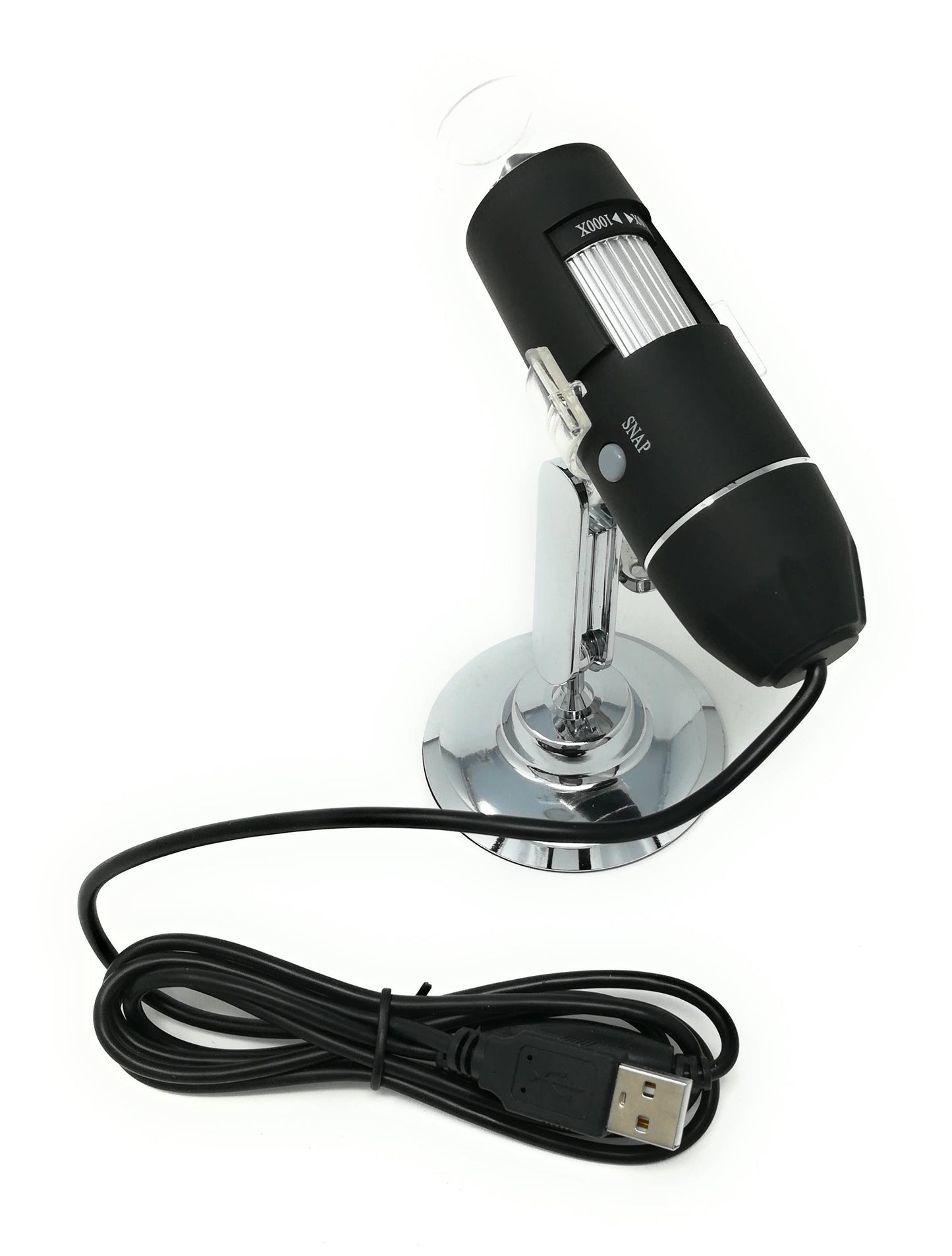 Microscopio Portatile Digitale 1000X Endoscopio Con Cavo Usb Camera 8 Led Pc