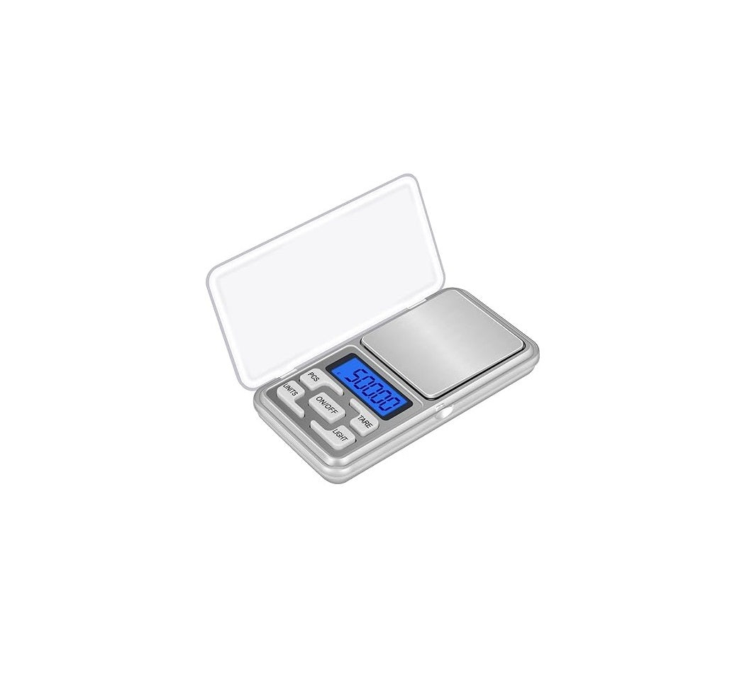 Mini Bilancia 0.1g/500g Professionale Portatile Con Display LCD Retroilluminato