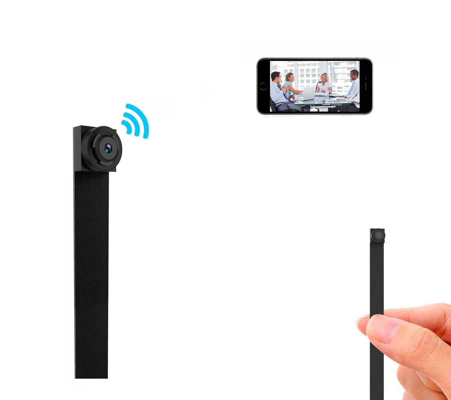 Microcamera Spia Nascosta HD Wi-Fi Che Registra e Trasmette Audio E Video