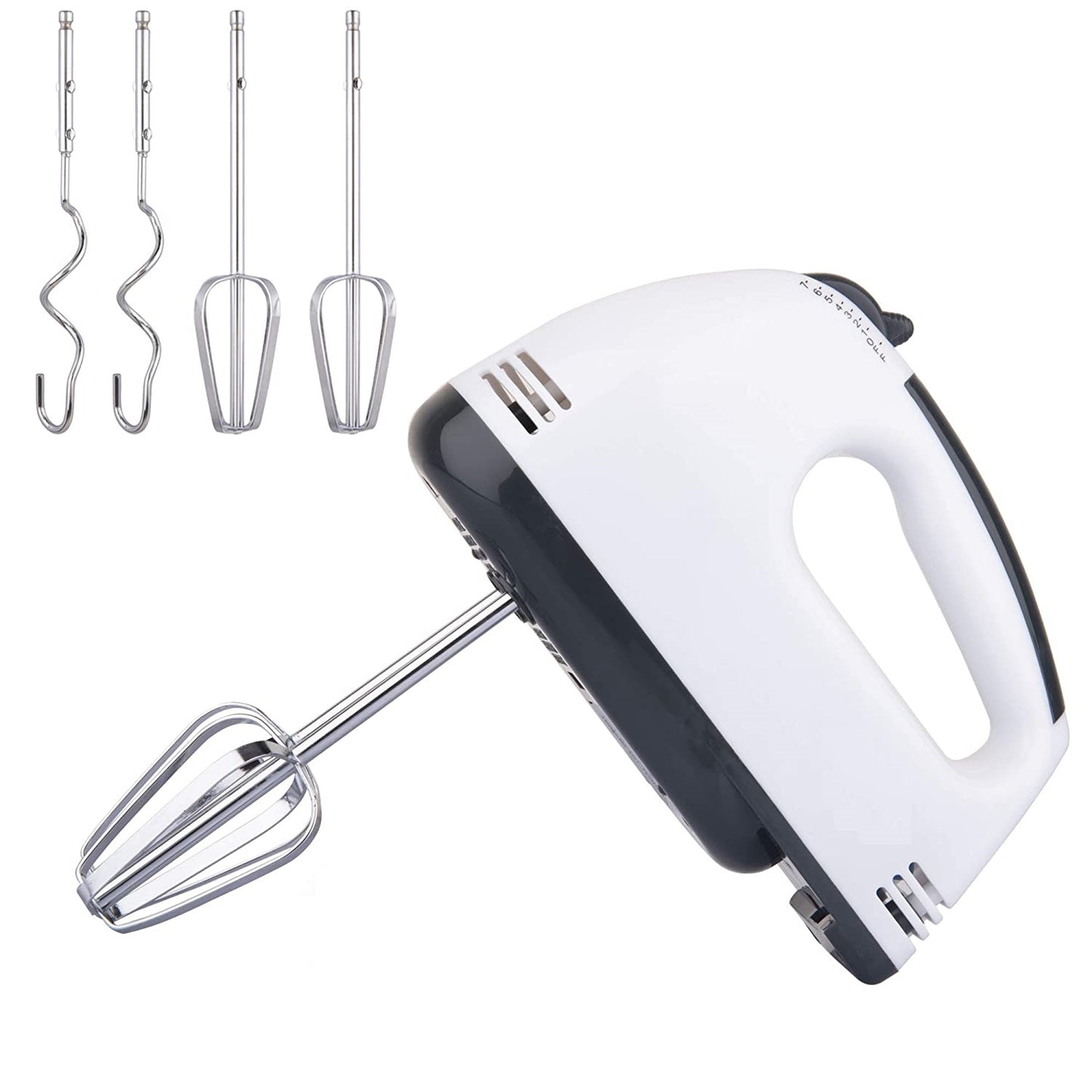 Sbattitore Impastatore Frullatore Elettrico Mixer Con Doppia Frusta a 7 Velocità