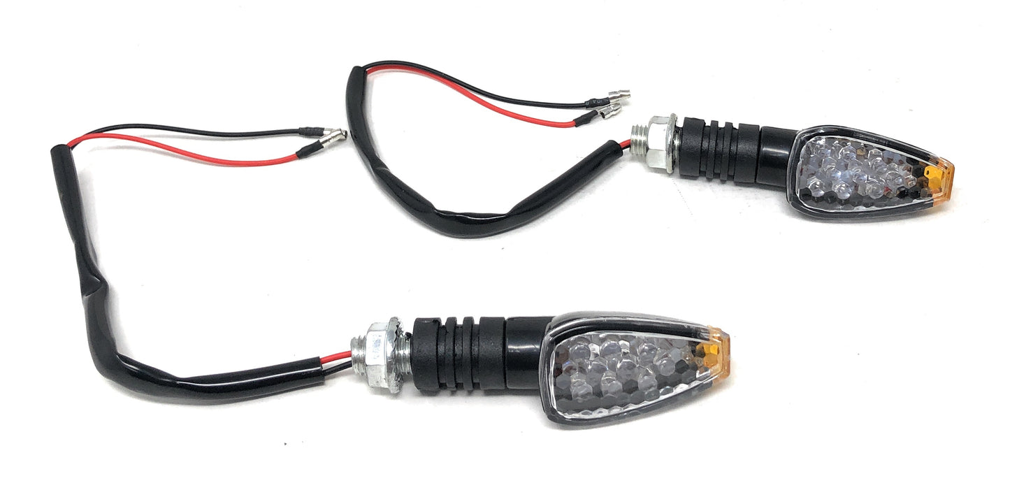 Coppia Di Indicatori Di Direzione Impermeabili Universali Per Moto Frecce Led
