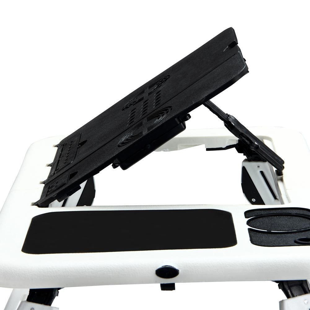 Tavolino Pc Supporto Pieghevole Notebook Computer Tablet Tavolo Con Ventole