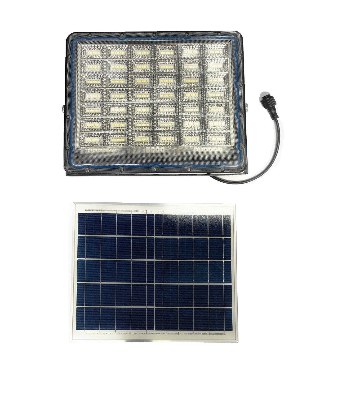 Faro Led 400W Con Pannello Solare Da Esterno Con Controllo Remoto E Telecomando
