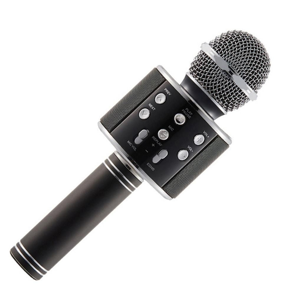 Microfono Wireless Con Altoparlante Cassa Integrata Bluetooth Portatile Karaoke