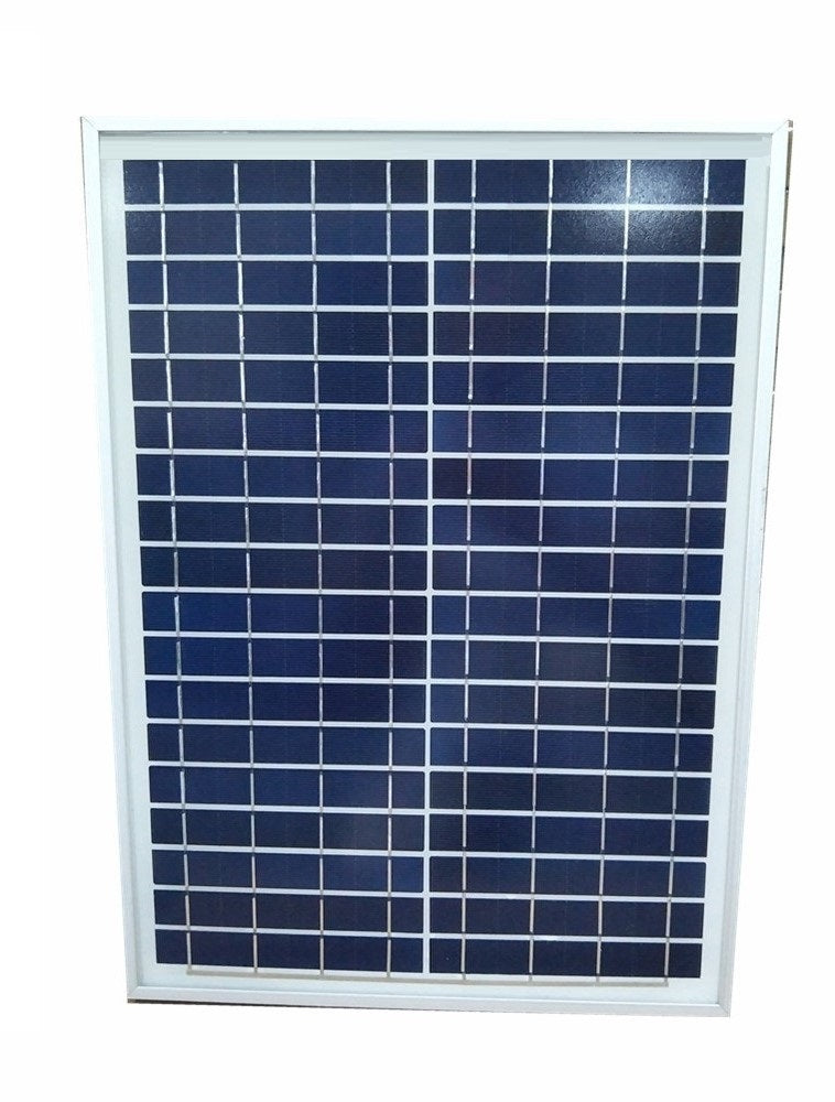 Pannello Solare Fotovoltaico Monocristallino Da 20W 21V Con Pinze A Morsa