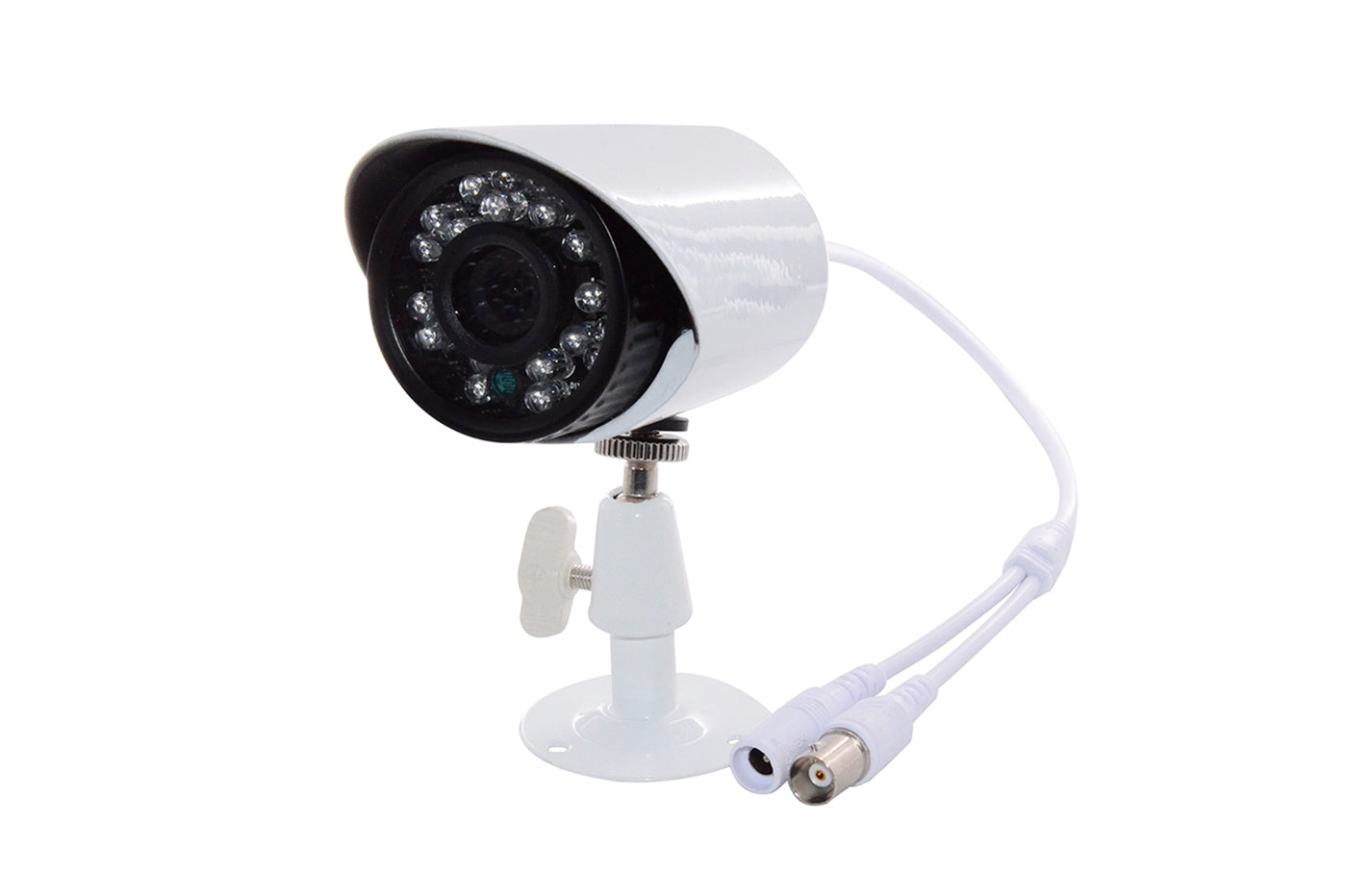 Kit Videosorveglianza 4 Canali Telecamere Infrarossi Dvr Alimentatori Prolunghe