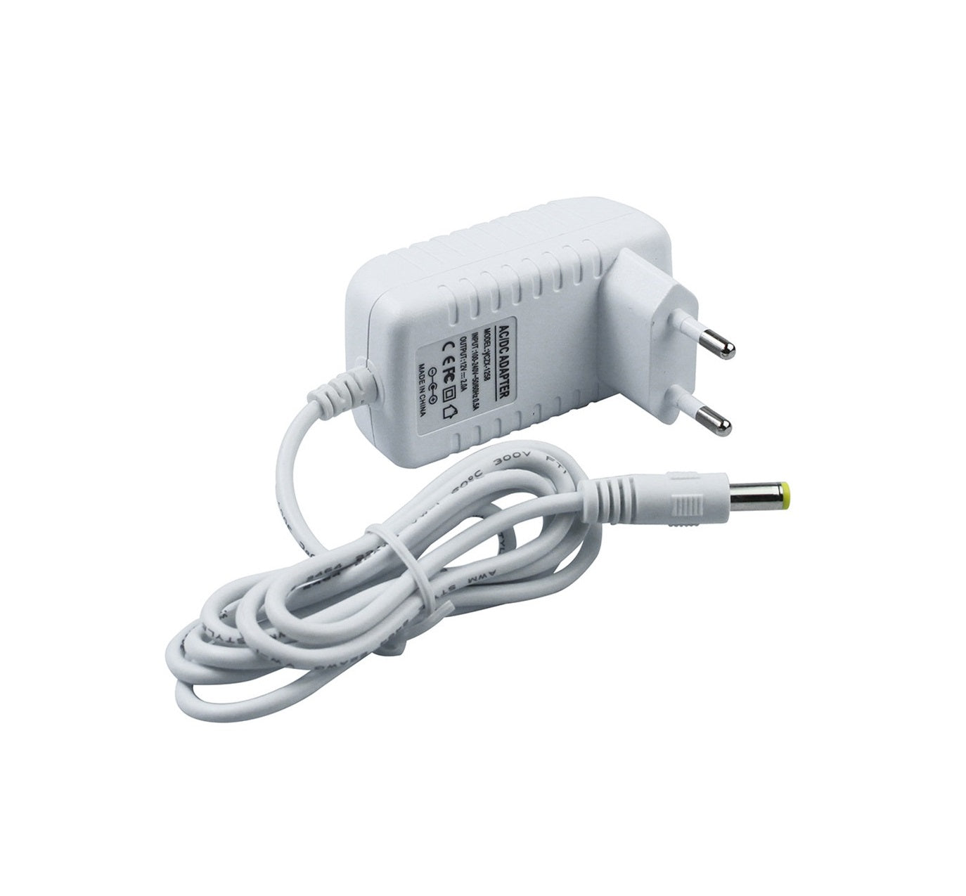 Alimentatore Da 2 Ampere 12 Volt Per Telecamera E Striscia A Led 2.1/5.5 mm CCTV