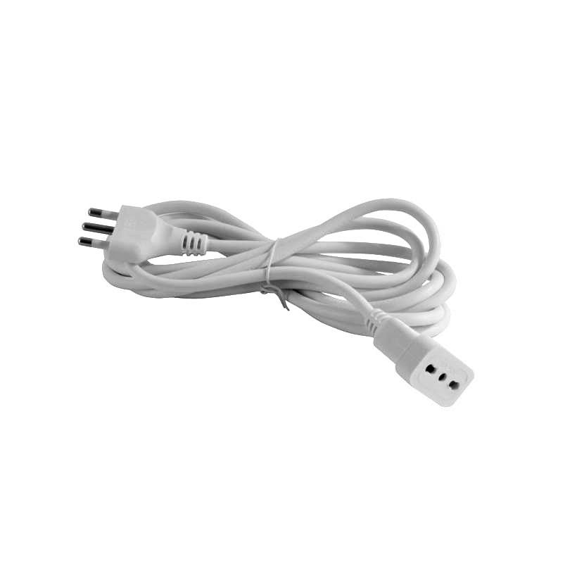Prolunga Cavo Elettrico Lineare Bipasso Da 5 Metri Con Presa 16A-10A