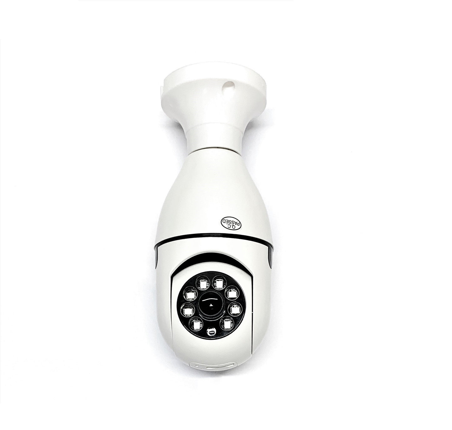 Telecamera Lampadina Smart Wifi HD 360° Di Videosorveglianza E Visione Notturna