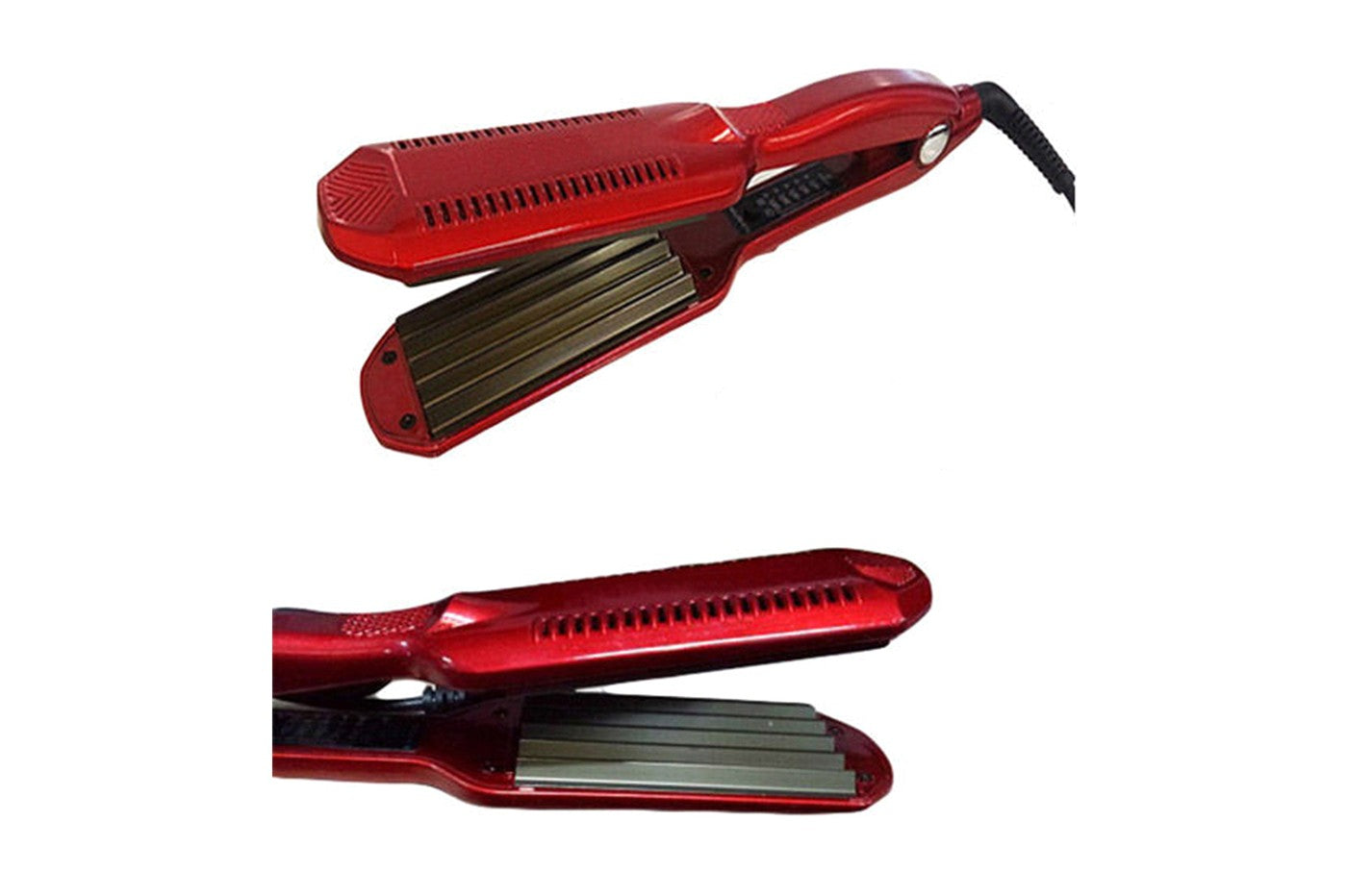 Piastra Professionale Per Capelli Effetto Frisé Da 45W In Tormalina 220°C