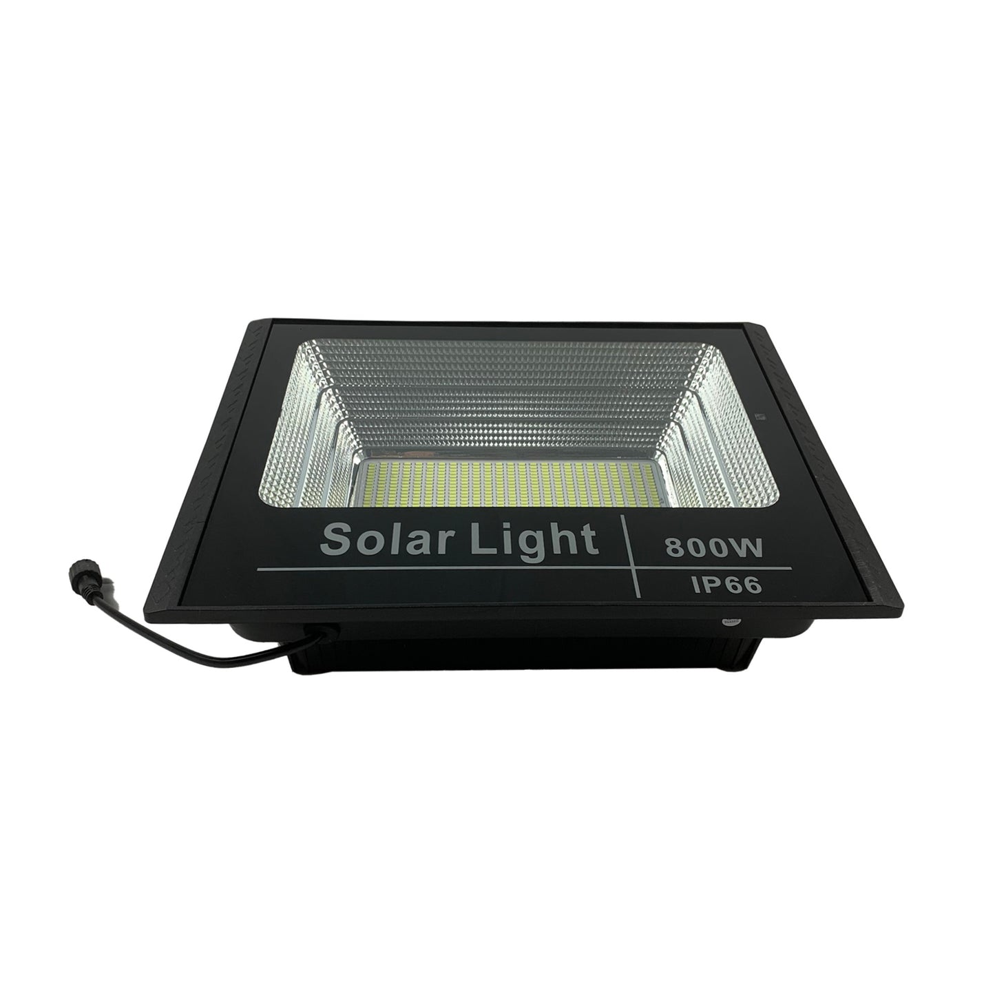 Faro 800W a Led con Pannello solare e Controllo da Remoto, Ideale da Esterni