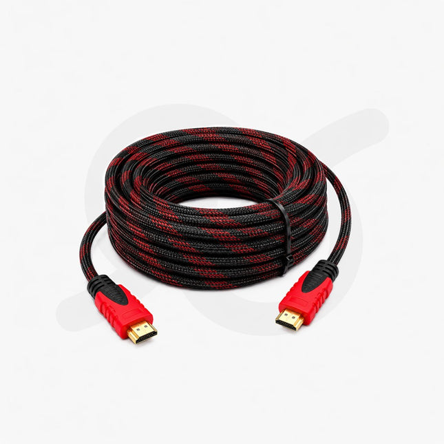Cavo HDMI intrecciato per console da gioco e per monitor con connettori pronti