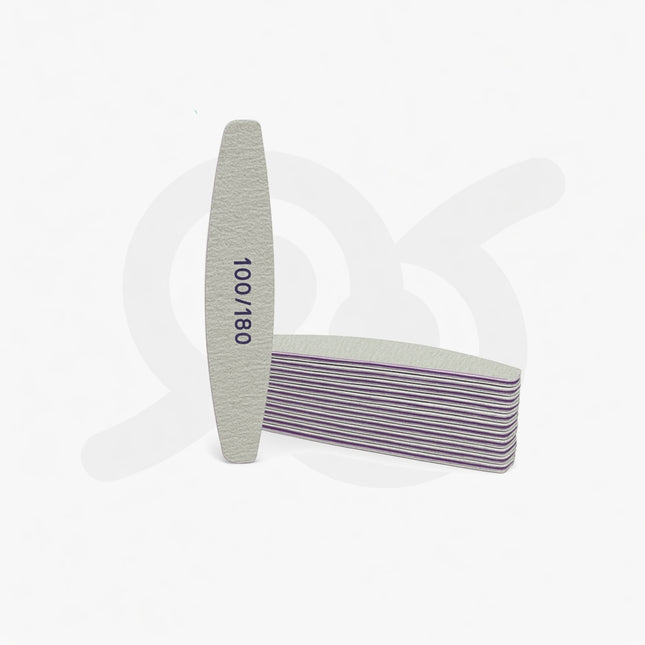 Set di lime professionali per le unghie con la doppia grana per la manicure