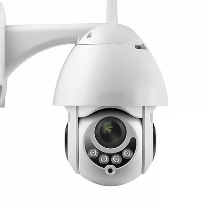 Telecamera WiFi da esterno con visione notturna e audio bidirezionale, kit incluso