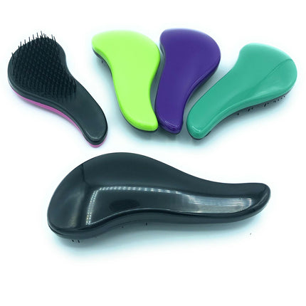Spazzola districante professionale per capelli ricci e lisci, con astuccio incluso