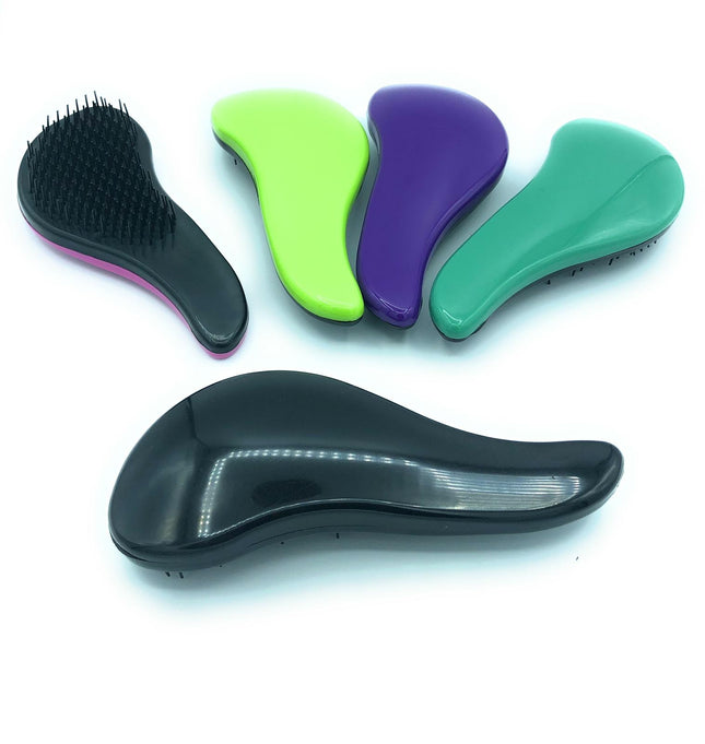 Spazzola districante professionale per capelli ricci e lisci, con astuccio incluso