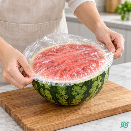 100 Cuffie Copri Pietanze Monouso con Elastico, Copri Piatti fino a 30 cm
