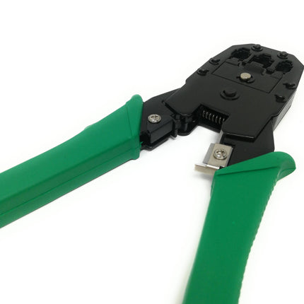 Pinza Crimpatrice per cavi di rete con spelafili per reti Ethernet e telefoniche