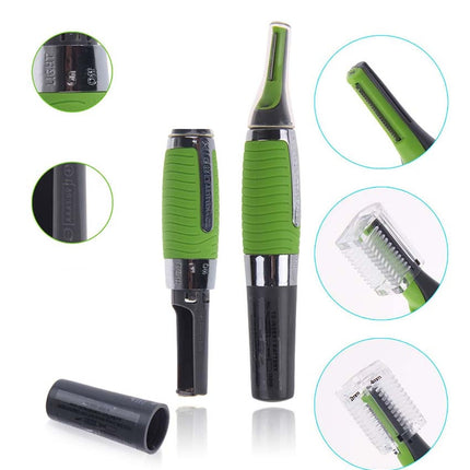 Rasoio di precisione Portatile A Batterie Per Barba, Peli del Naso e Orecchie