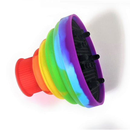 Diffusore Universale Pieghevole In Silicone Da Viaggio Per Phon Asciugacapelli