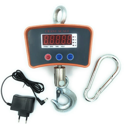 Bilancia Professionale Digitale Industriale Con Gancio Dinamometro Molla 1000 Kg