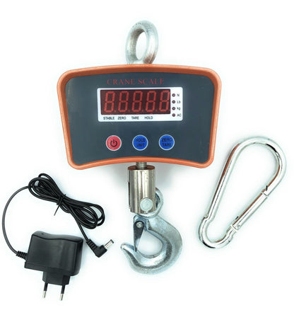 Bilancia Professionale Digitale Industriale Con Gancio Dinamometro Molla 1000 Kg