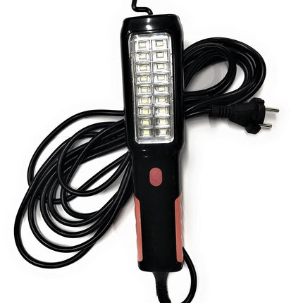 Torcia led portatile con cavo e impugnatura ergonomica per officina e hobby
