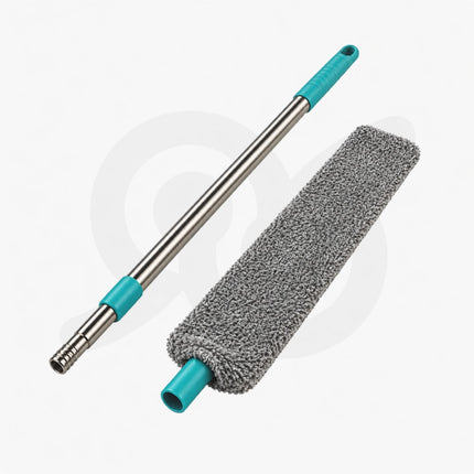Spazzola Cattura Polvere In Microfibra Con Asta Allungabile Per Pulizia Efficace
