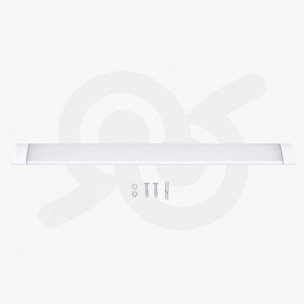 Plafoniera a LED Slim per Soffitto da 32W e 120 Cm, a Luce Bianca Fredda