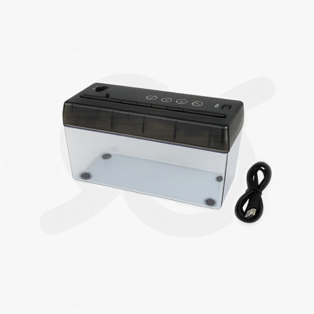 Distruggi Documenti Elettrico Trita Carta A4 A Strisce Con Presa USB O Batterie