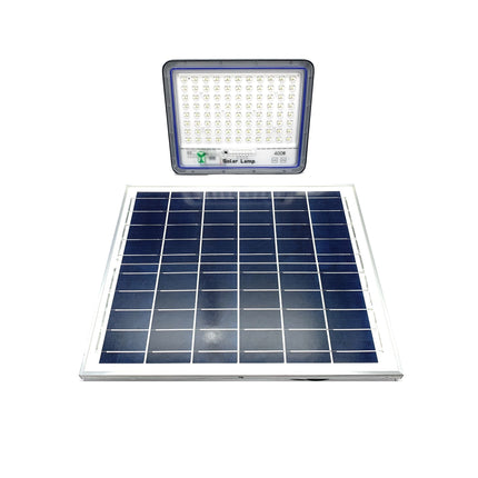 Faro Led 400W Con Pannello Solare Da Esterno Con Controllo Remoto E Telecomando