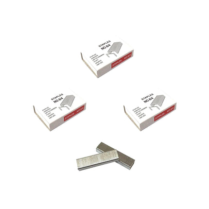 Confezione da 3000 Spillette Formato 6/4 in Acciaio Resistente per Spillatrici
