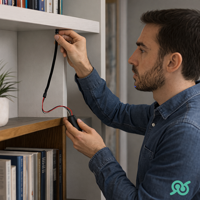 Videocamera Wi-Fi HD 1080p Compatta per Interni con Batteria e Installazione Autonoma