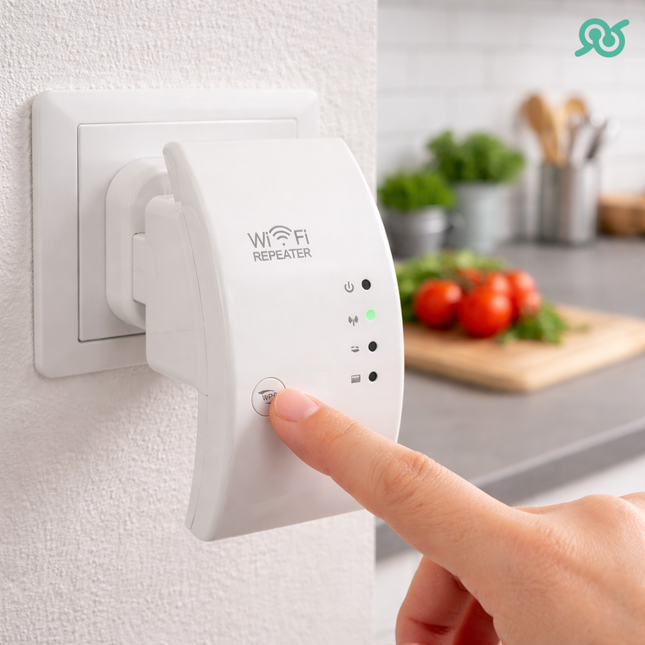 Ripetitore Segnale Wireless-N Con Rete LAN E WPS Amplificatore Wifi Extender