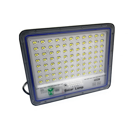 Faro Led 400W Con Pannello Solare Da Esterno Con Controllo Remoto E Telecomando