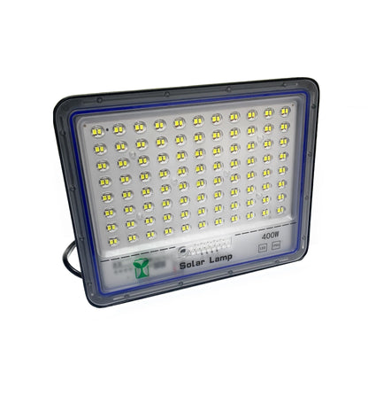 Faro Led 400W Con Pannello Solare Da Esterno Con Controllo Remoto E Telecomando